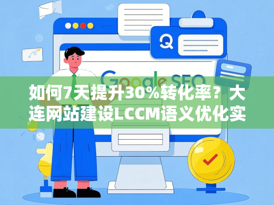 如何7天提升30%转化率？大连网站建设LCCM语义优化实战揭秘