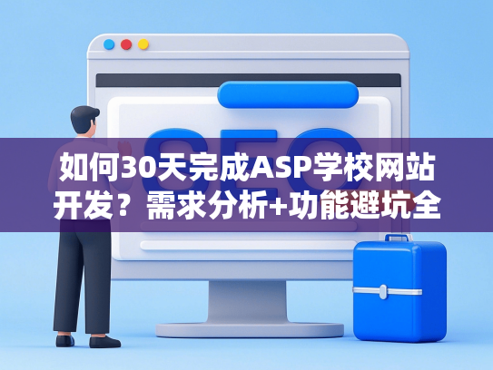 如何30天完成ASP学校网站开发？需求分析+功能避坑全流程解析