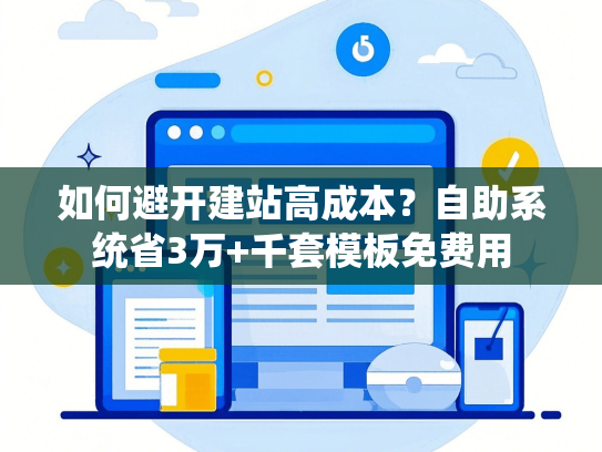 如何避开建站高成本？自助系统省3万+千套模板免费用-第1张图片