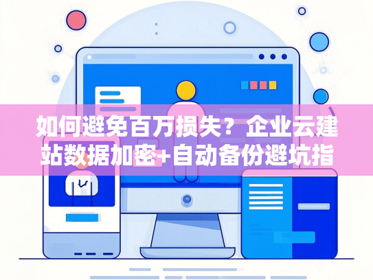 如何避免百万损失？企业云建站数据加密+自动备份避坑指南 省80万 年