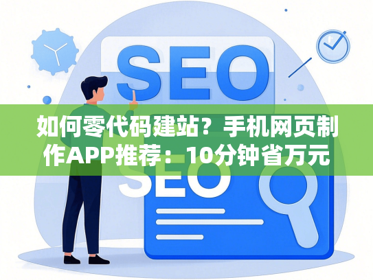 如何零代码建站？手机网页制作APP推荐：10分钟省万元完成官网搭建