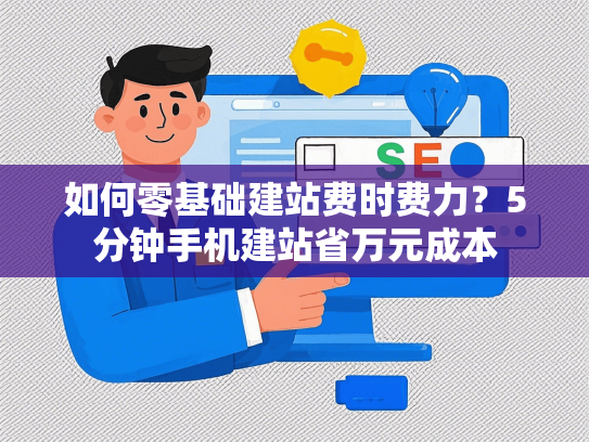 如何零基础建站费时费力？5分钟手机建站省万元成本