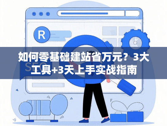 如何零基础建站省万元？3大工具+3天上手实战指南