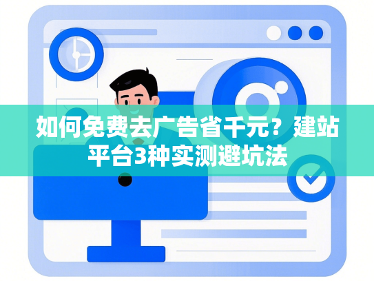 如何免费去广告省千元？建站平台3种实测避坑法