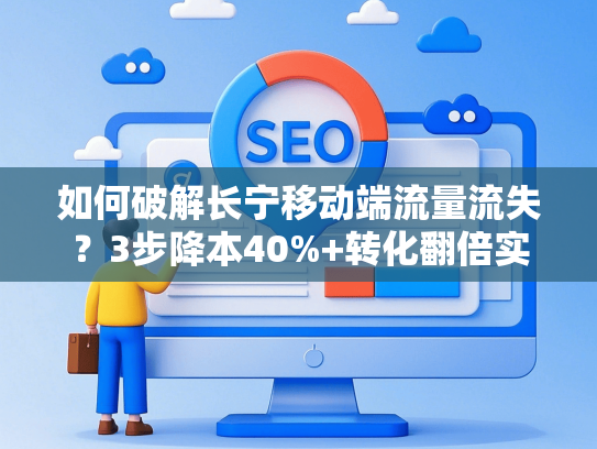 如何破解长宁移动端流量流失？3步降本40%+转化翻倍实战