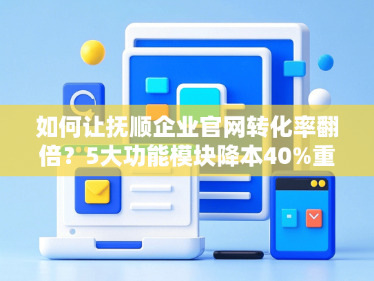 如何让抚顺企业官网转化率翻倍？5大功能模块降本40%重塑品牌