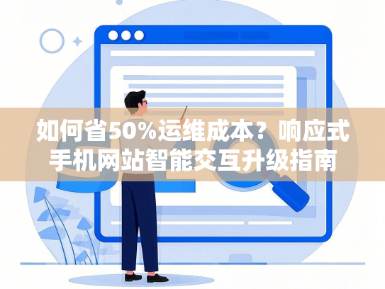如何省50%运维成本？响应式手机网站智能交互升级指南