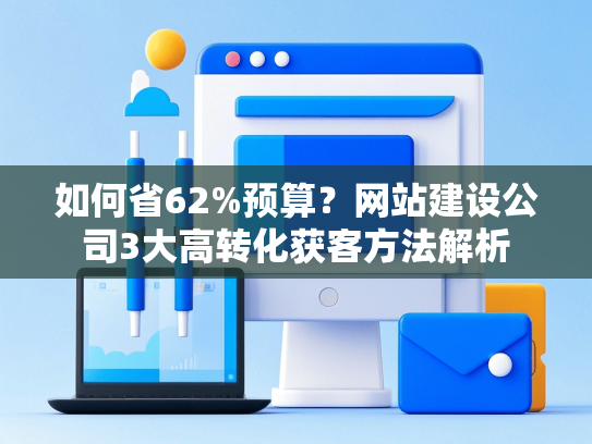 如何省62%预算？网站建设公司3大高转化获客方法解析-第1张图片