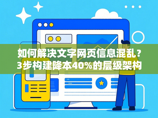 如何解决文字网页信息混乱？3步构建降本40%的层级架构