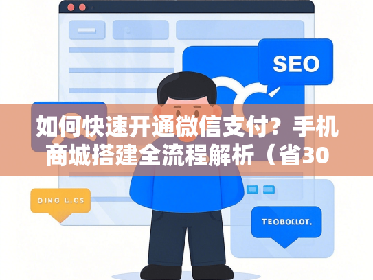 如何快速开通微信支付？手机商城搭建全流程解析（省3000元 3天上线）-第1张图片