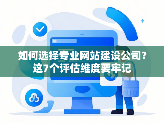 如何选择专业网站建设公司？这7个评估维度要牢记