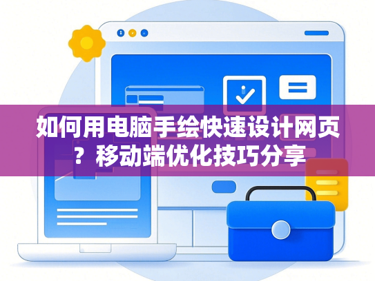 如何用电脑手绘快速设计网页？移动端优化技巧分享