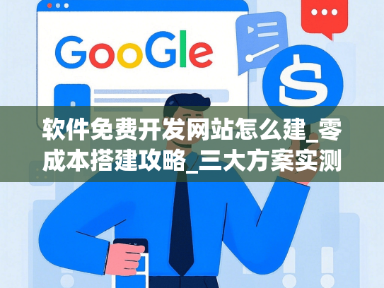 软件免费开发网站怎么建_零成本搭建攻略_三大方案实测推荐