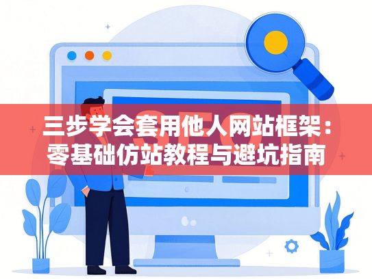 三步学会套用他人网站框架：零基础仿站教程与避坑指南
