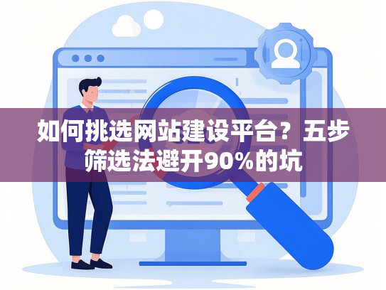 如何挑选网站建设平台？五步筛选法避开90%的坑