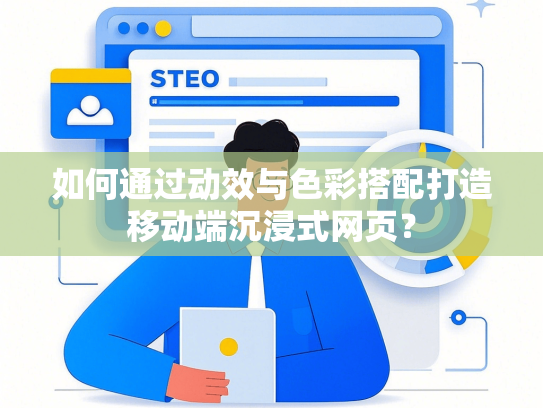 如何通过动效与色彩搭配打造移动端沉浸式网页？
