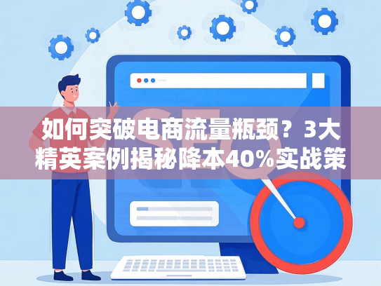如何突破电商流量瓶颈？3大精英案例揭秘降本40%实战策略