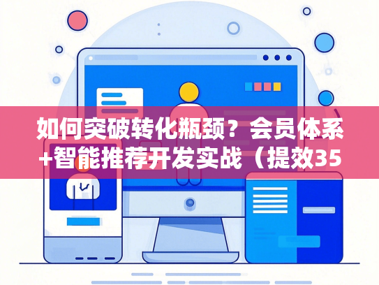 如何突破转化瓶颈？会员体系+智能推荐开发实战（提效35%）-第1张图片