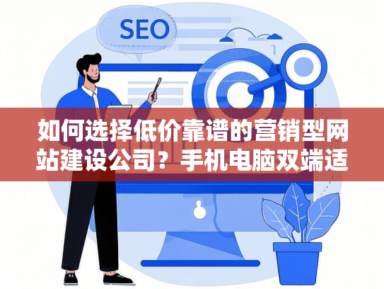 如何选择低价靠谱的营销型网站建设公司？手机电脑双端适配