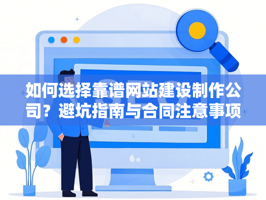 如何选择靠谱网站建设制作公司？避坑指南与合同注意事项