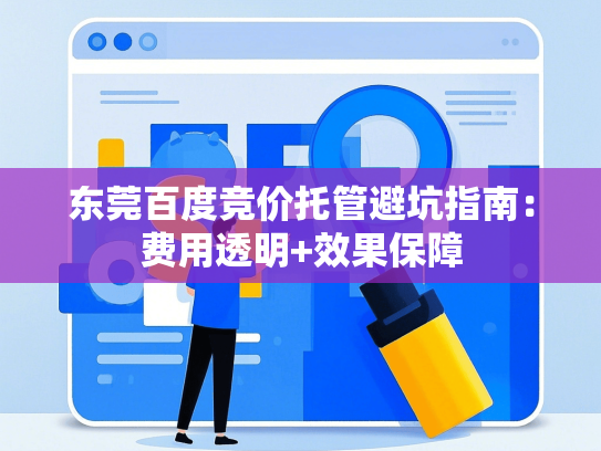东莞百度竞价托管避坑指南：费用透明+效果保障