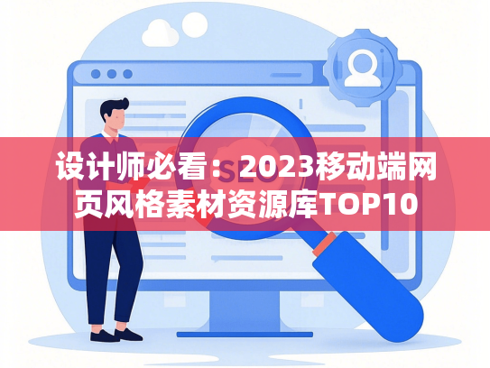 设计师必看：2023移动端网页风格素材资源库TOP10