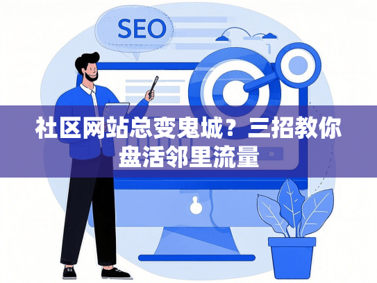 社区网站总变鬼城？三招教你盘活邻里流量