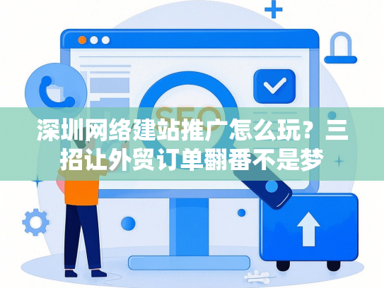 深圳网络建站推广怎么玩？三招让外贸订单翻番不是梦