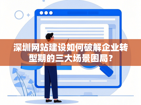 深圳网站建设如何破解企业转型期的三大场景困局？