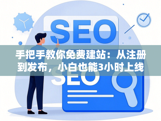 手把手教你免费建站：从注册到发布，小白也能3小时上线！