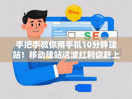 手把手教你用手机10分钟建站！移动建站这波红利你赶上了吗-第1张图片