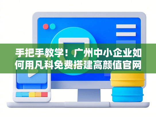 手把手教学！广州中小企业如何用凡科免费搭建高颜值官网