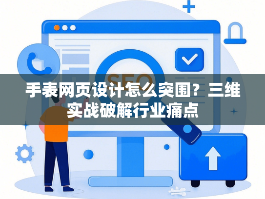 手表网页设计怎么突围？三维实战破解行业痛点
