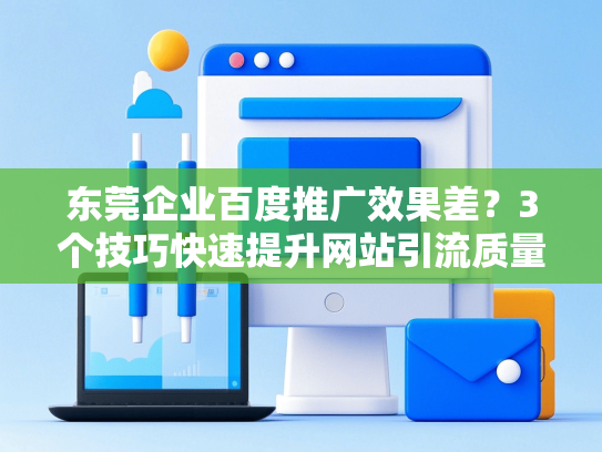 东莞企业百度推广效果差？3个技巧快速提升网站引流质量-第1张图片