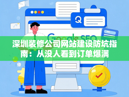 深圳装修公司网站建设防坑指南：从没人看到订单爆满