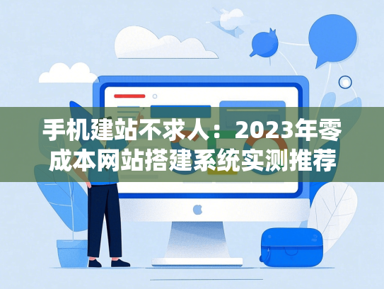 手机建站不求人：2023年零成本网站搭建系统实测推荐
