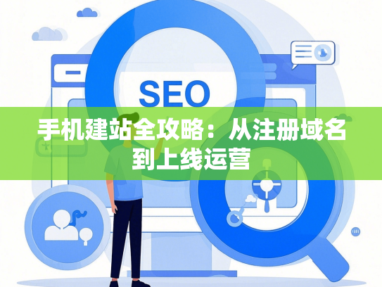 手机建站全攻略：从注册域名到上线运营