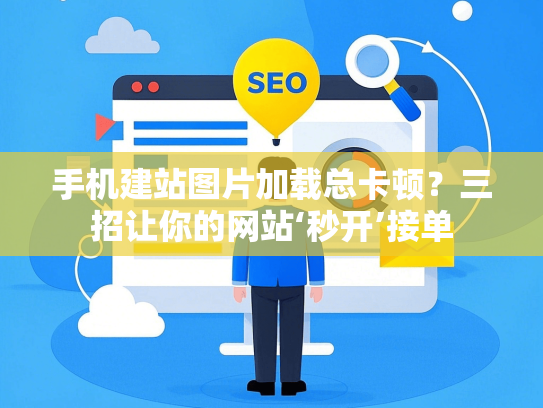 手机建站图片加载总卡顿？三招让你的网站‘秒开’接单