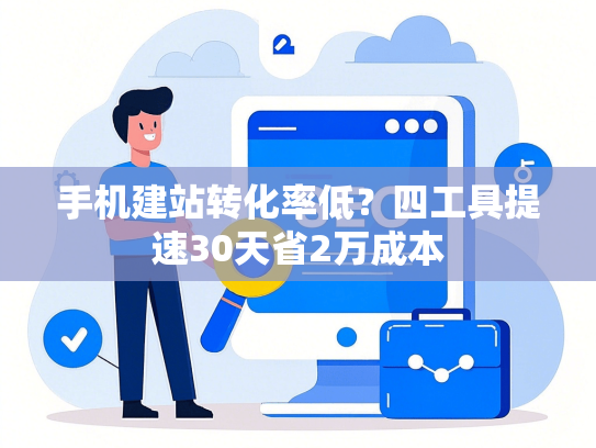 手机建站转化率低？四工具提速30天省2万成本-第1张图片