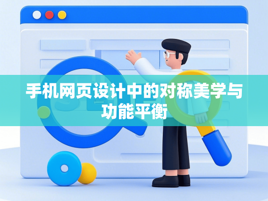 手机网页设计中的对称美学与功能平衡