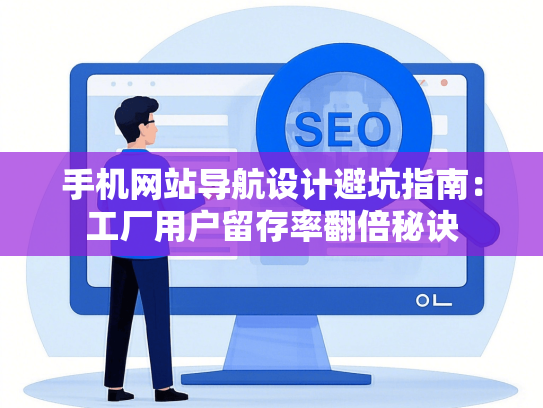 手机网站导航设计避坑指南：工厂用户留存率翻倍秘诀