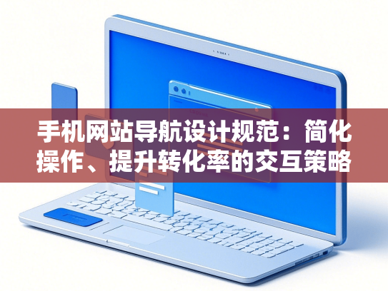 手机网站导航设计规范：简化操作、提升转化率的交互策略