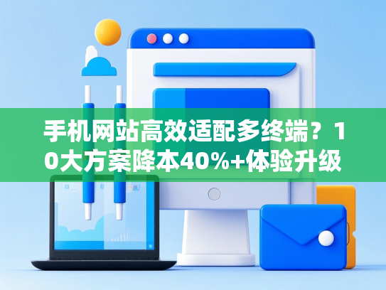手机网站高效适配多终端？10大方案降本40%+体验升级