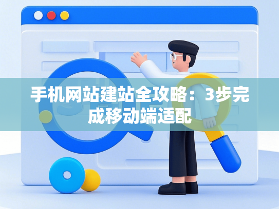 手机网站建站全攻略：3步完成移动端适配