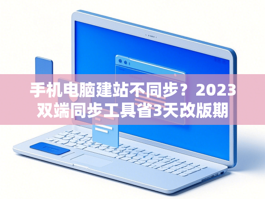 手机电脑建站不同步？2023双端同步工具省3天改版期