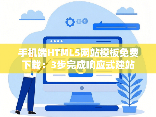 手机端HTML5网站模板免费下载：3步完成响应式建站