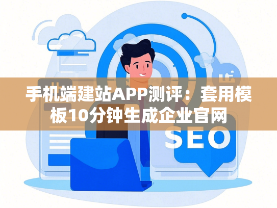 手机端建站APP测评：套用模板10分钟生成企业官网