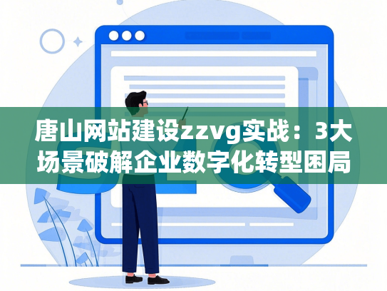 唐山网站建设zzvg实战：3大场景破解企业数字化转型困局