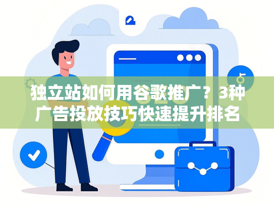 独立站如何用谷歌推广？3种广告投放技巧快速提升排名