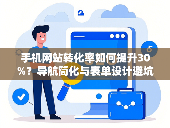 手机网站转化率如何提升30%？导航简化与表单设计避坑指南
